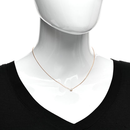 Cartier 18K Pink Gold Diamond LM D'Amour Pendant Necklace 2 of 5