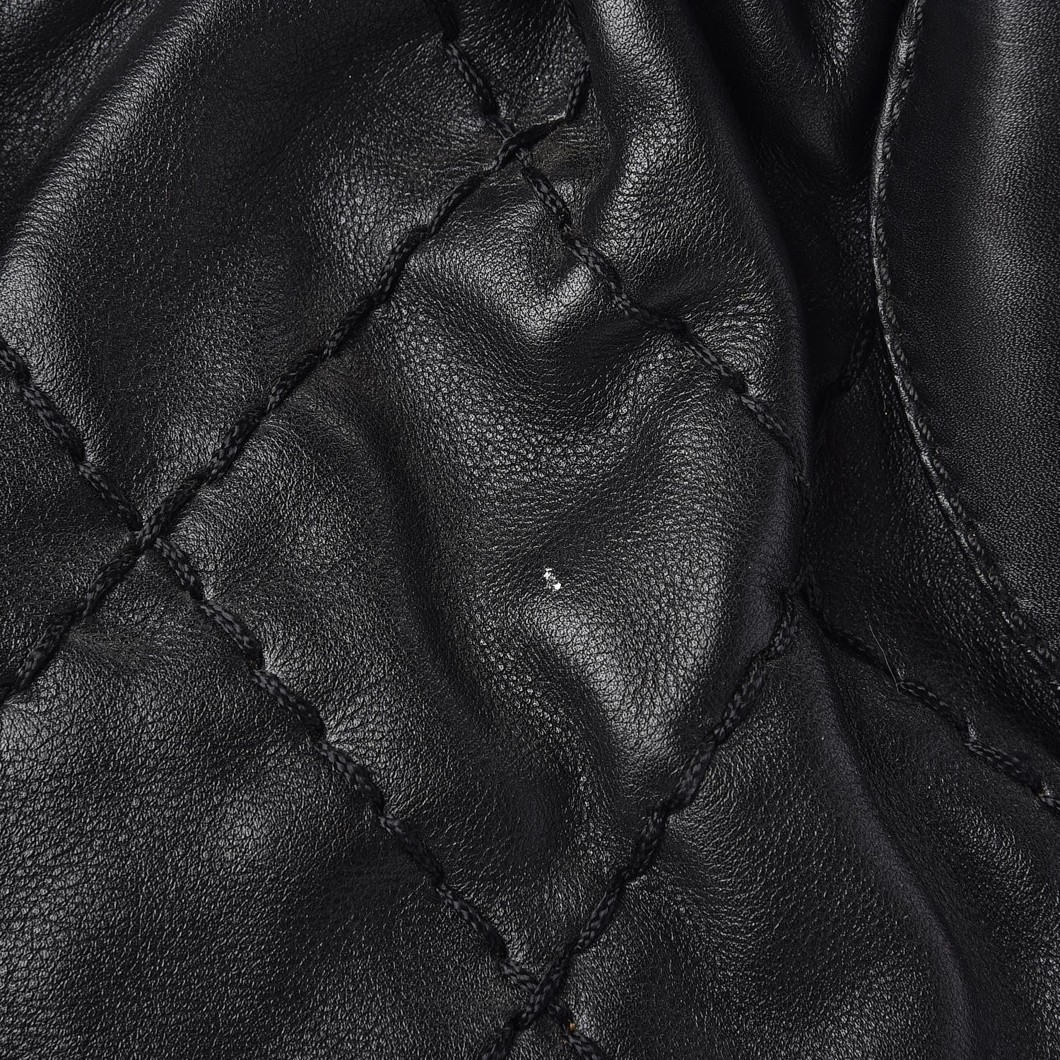 Chanel Calfskin Stitched Expandable Frame Bag Black 8 of 8