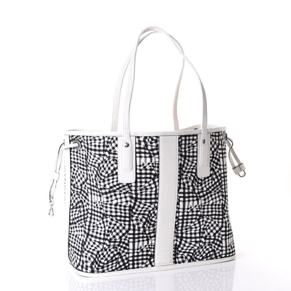MCM Visetos Medium Liz Reversible Shopper Tote White 3 of 13