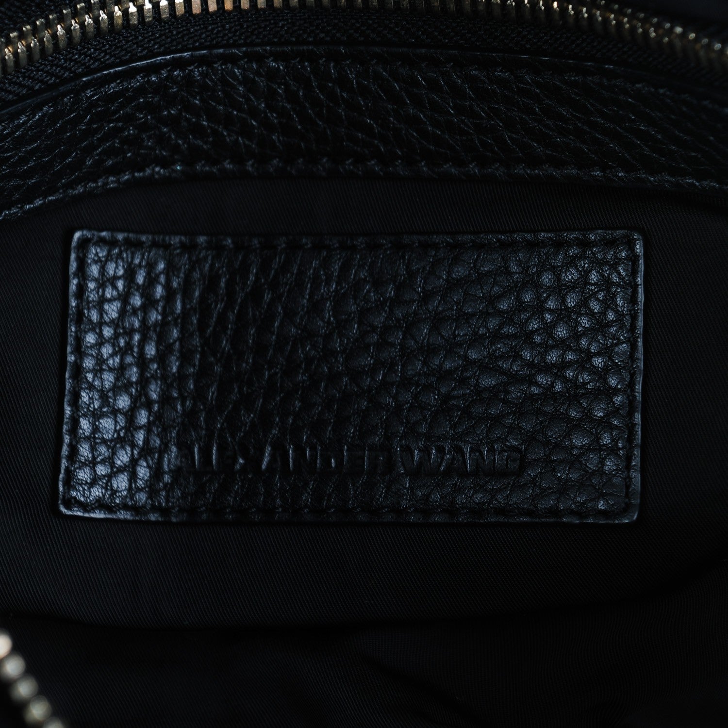 Alexander Wang Pebbled Lambskin Rocco Black Pale Gold Hardware 6 of 7