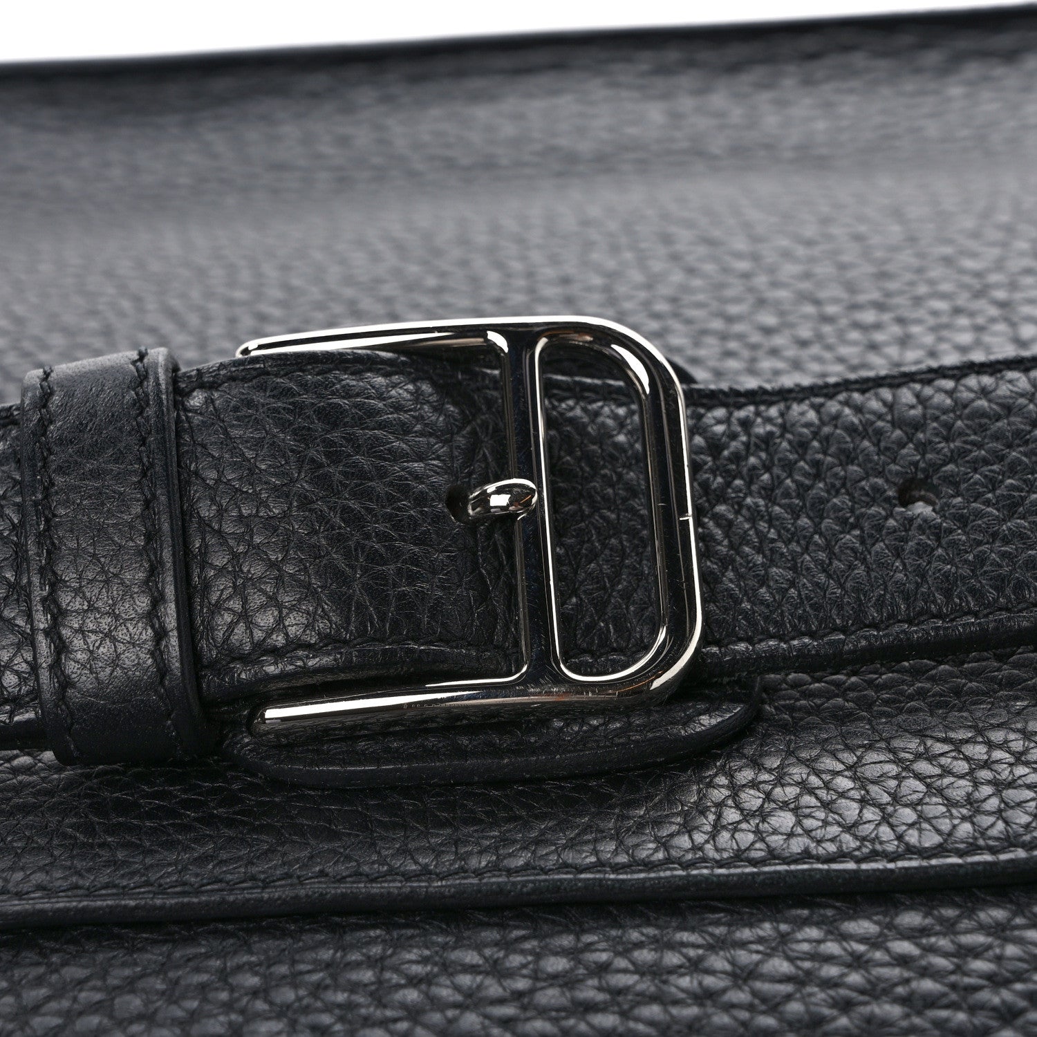 Hermes Taurillon Clemence Steve Caporal Messenger Black 16 of 16