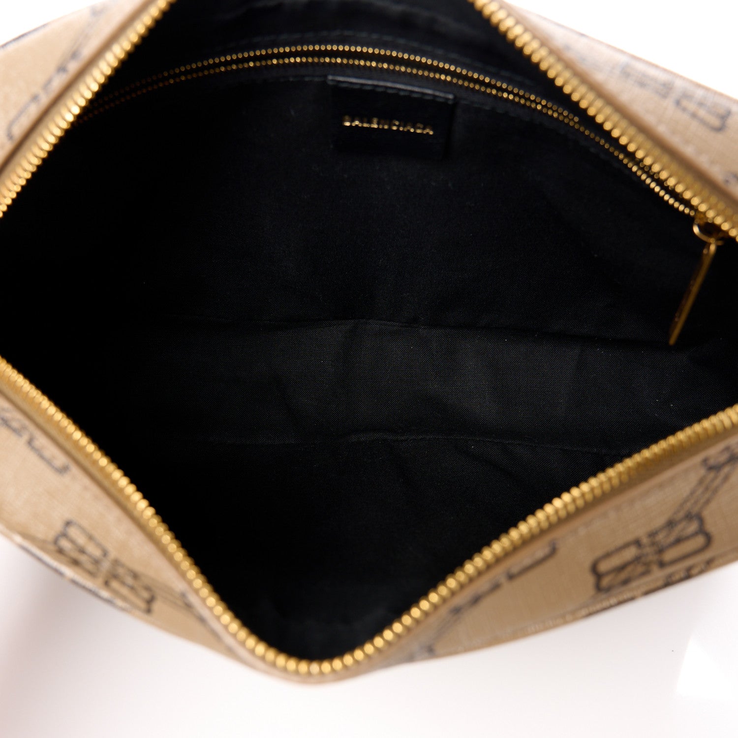 Balenciaga Coated Canvas BB Monogram Medium Signature Camera Bag Beige Brown 5 of 10