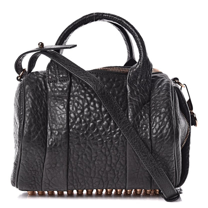 Alexander Wang Pebbled Lambskin Rockie Black Rose Gold Hardware 1 of 10