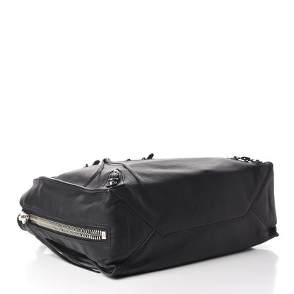 Balenciaga Veau Papier B4 Zip Around Tote Black 4 of 10