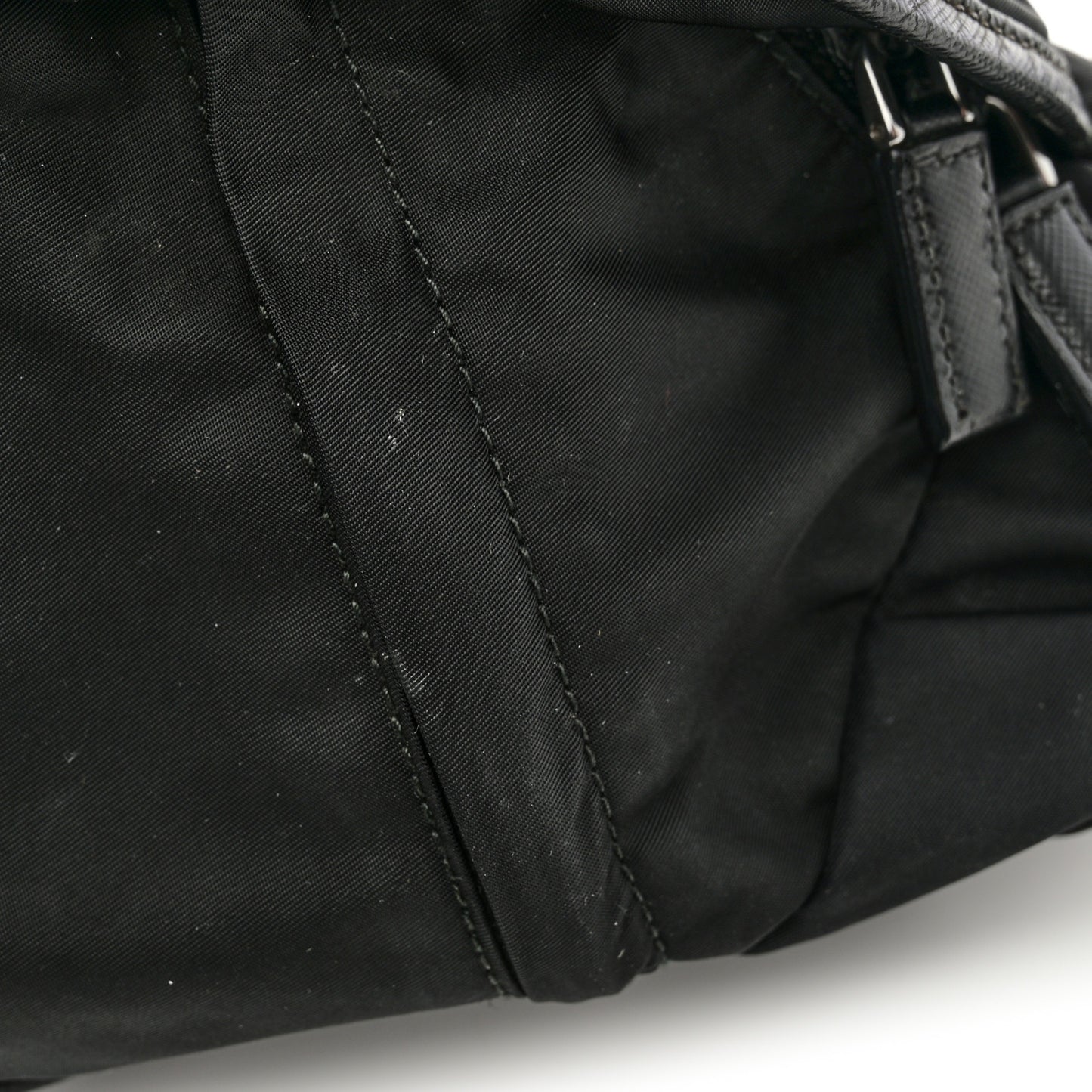 Nylon Tessuto Montagna Messenger Bag Black