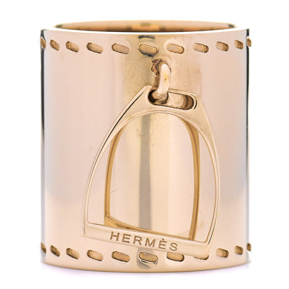 Hermes Permabrass Etrier Charm Scarf Ring 1 of 4