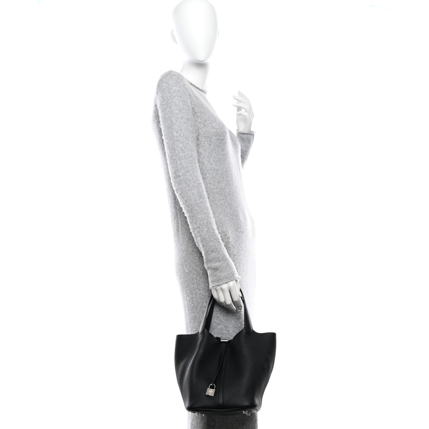 Hermes Taurillon Clemence Picotin Lock 18 PM Black 2 of 11