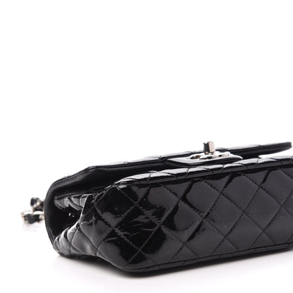 Chanel Patent Calfskin Quilted Mini Rectangular Flap Black 8 of 10