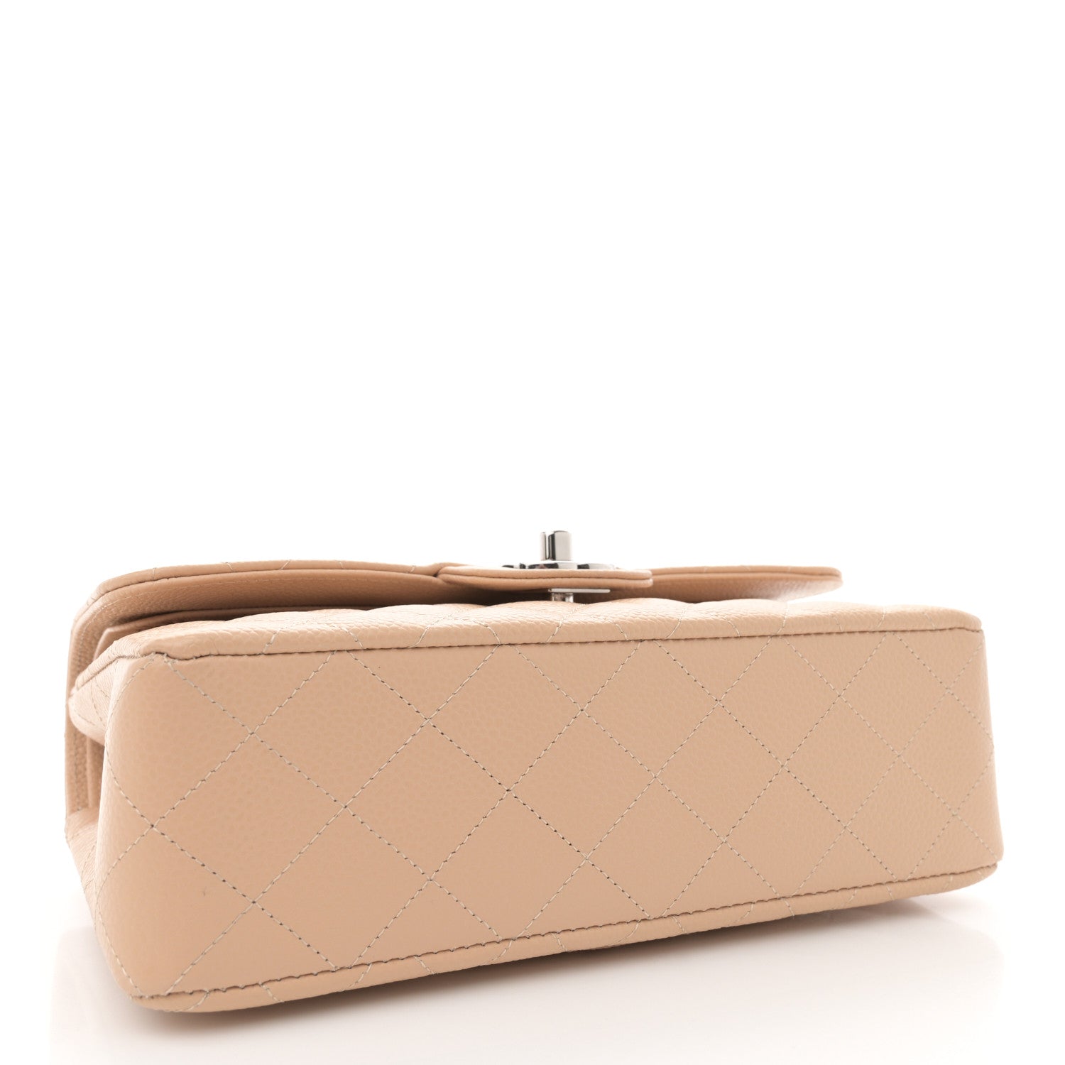Chanel Caviar Quilted Small Double Flap Beige 4 of 10