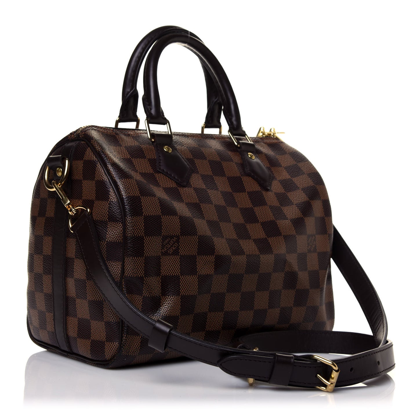 Damier Ebene Speedy Bandouliere 25