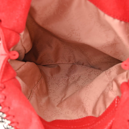 Stella McCartney Shaggy Deer Mini Falabella Shoulder Bag Red 5 of 9