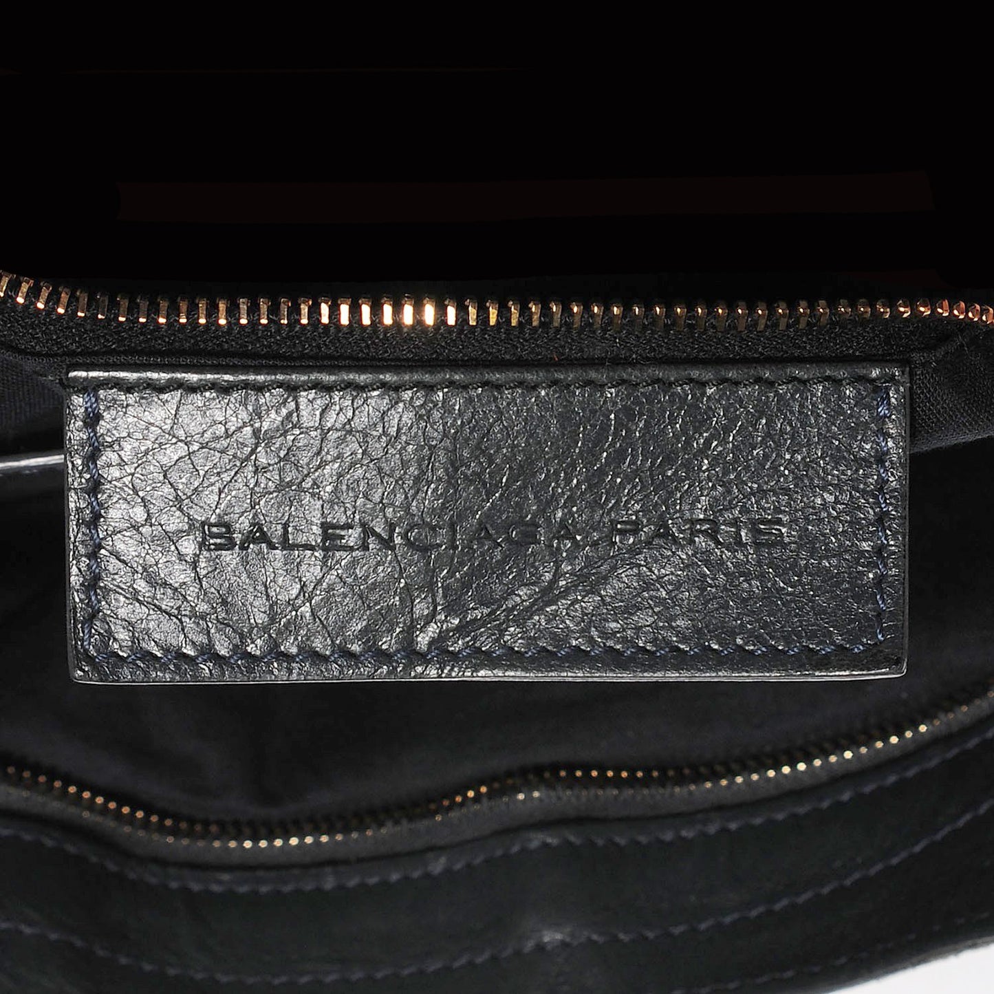 Agneau Giant 12 Rose Gold Hardware Part Time Anthracite