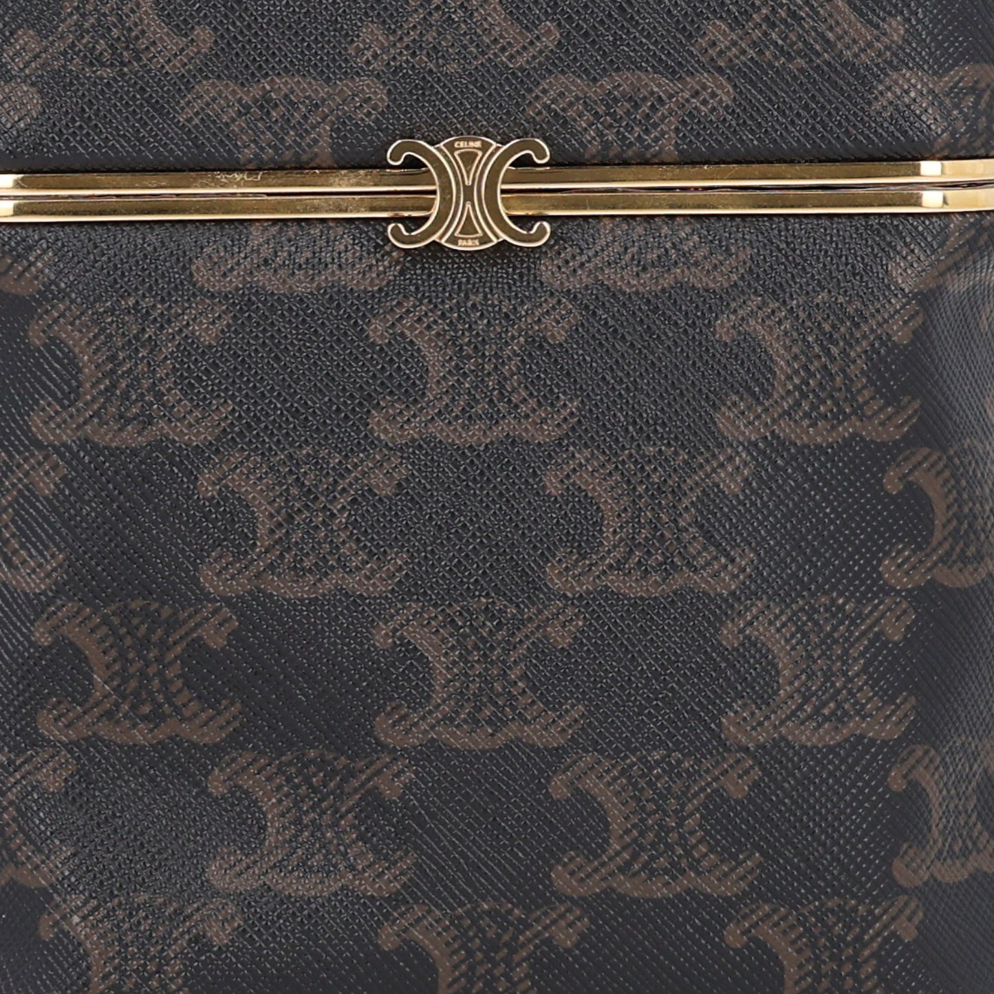 Calfskin Triomphe Cube Frame Bag