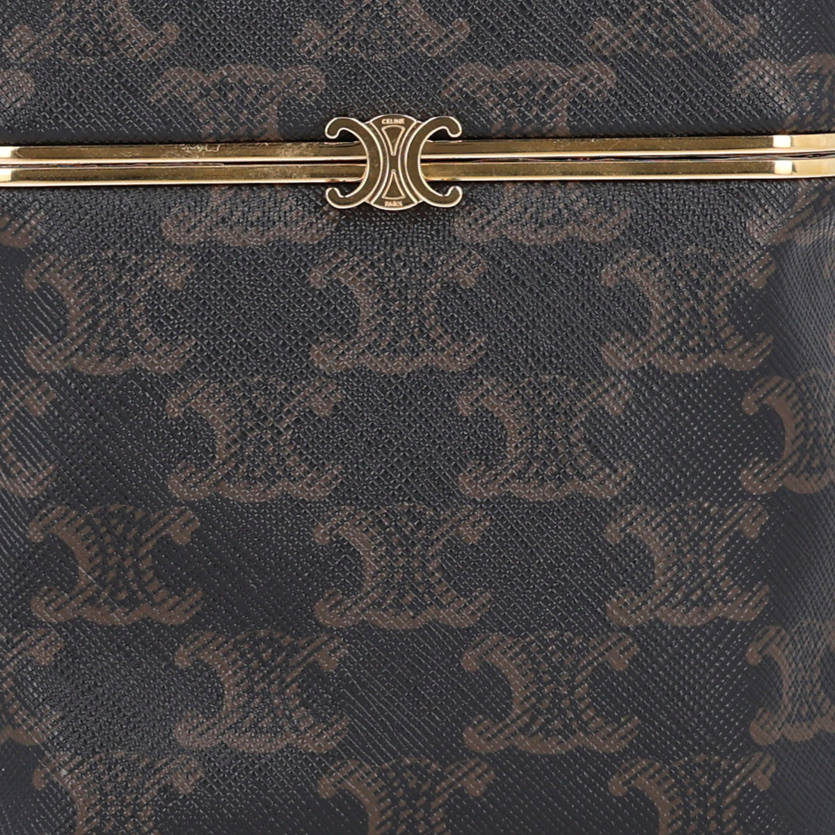 Celine Calfskin Triomphe Cube Frame Bag 7 of 9