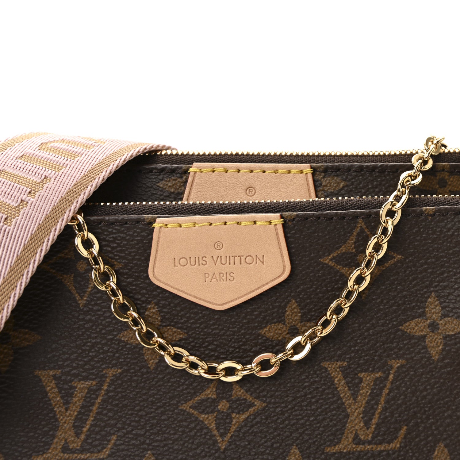 Louis Vuitton Monogram Multi Pochette Accessories Rose Clair