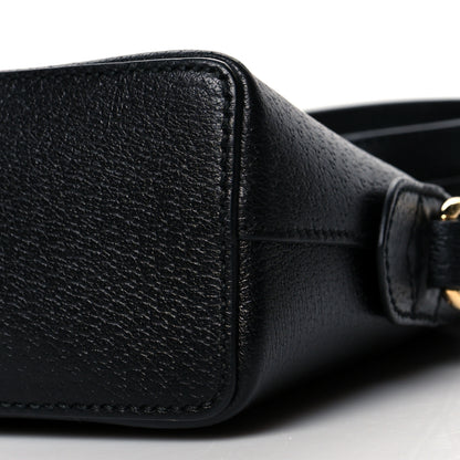 Gucci Calfskin GG Web Small Ophidia Dome Shoulder Bag Black 11 of 11