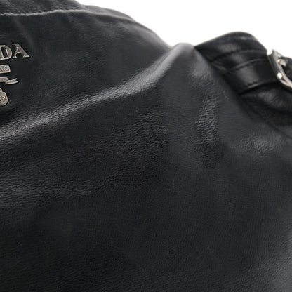 Prada Vitello Daino Shoulder Bag Black 11 of 11