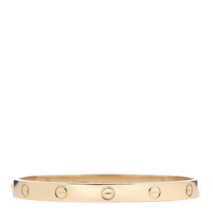Cartier 18K Yellow Gold LOVE Bracelet 18 1 of 7