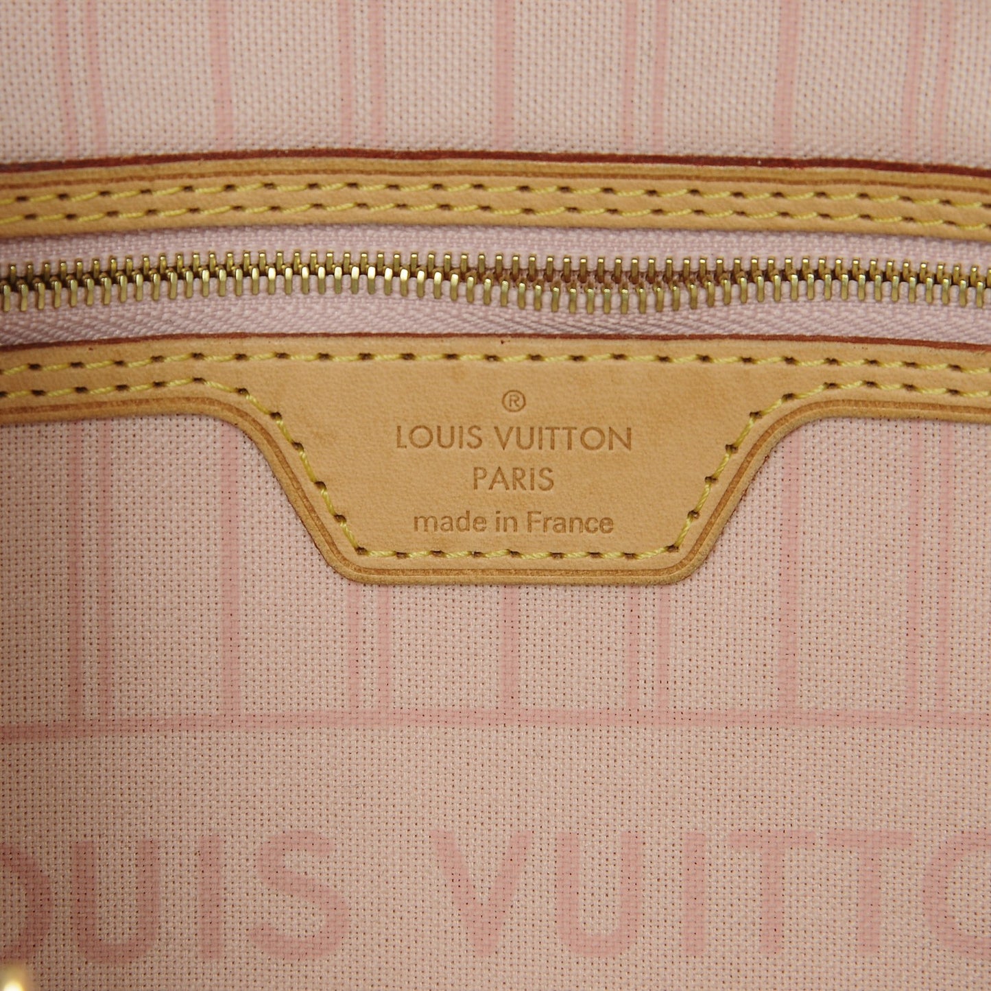 Damier Azur Neo Neverfull MM Rose Ballerine