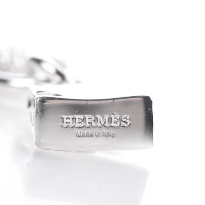 Hermes Sterling Silver Kelly Charm Pendant Necklace 6 of 6