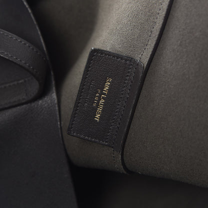 Saint Laurent Calfskin Large Shopping Tote Earth 8 of 12