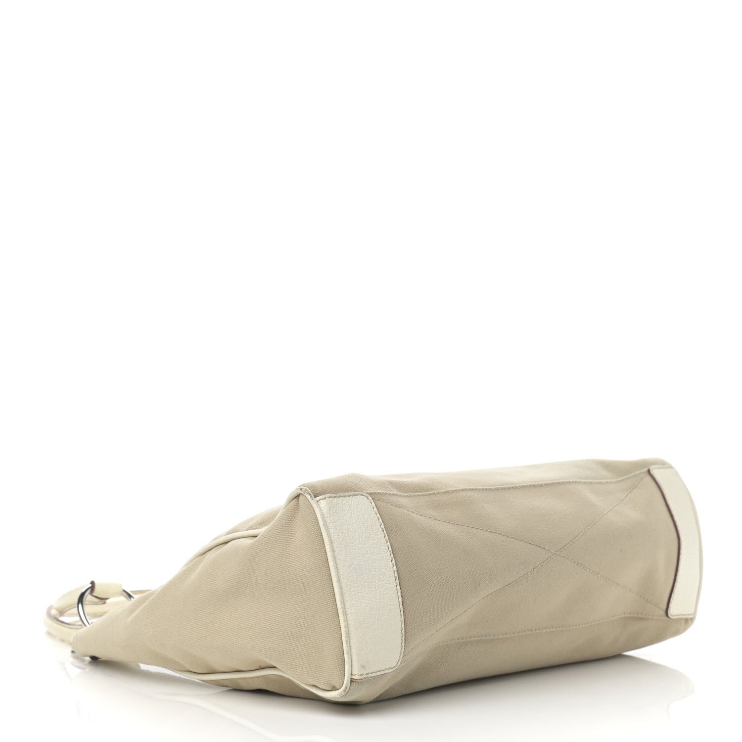 Prada Canapa Moon Shoulder Bag Sabbia White 4 of 17