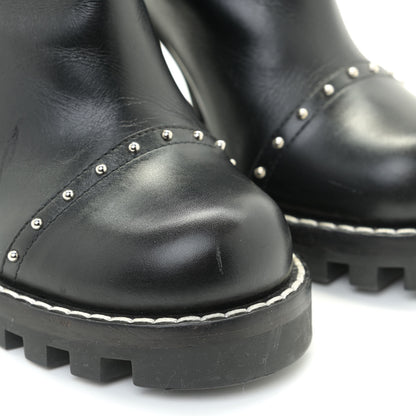 Louis Vuitton Calfskin Monogram Star Trail Chelsea Ankle Boots 38.5 Black 17 of 17