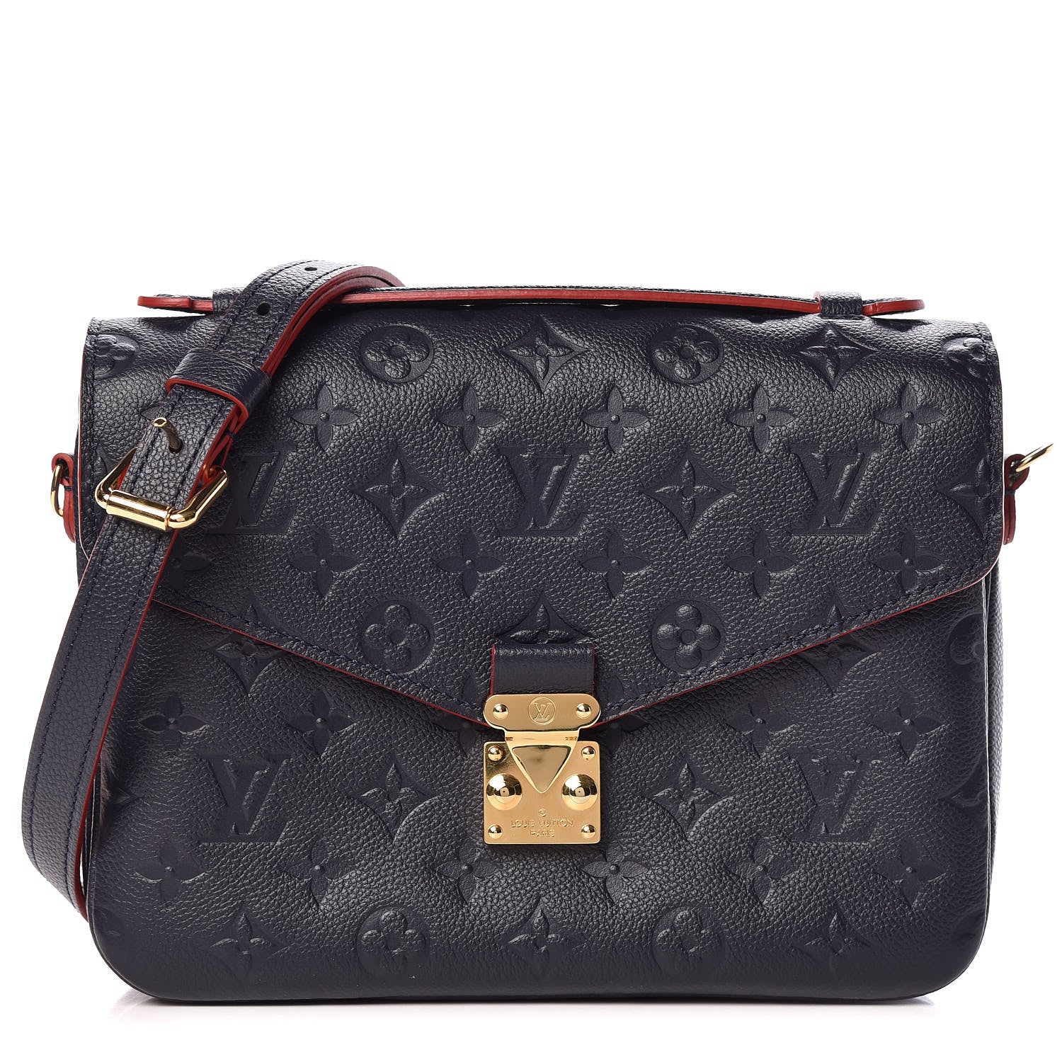 Louis Vuitton Empreinte Pochette Metis Marine Rouge 1 of 10