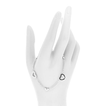 Tiffany Sterling Silver Heart Toggle Bracelet 2 of 5