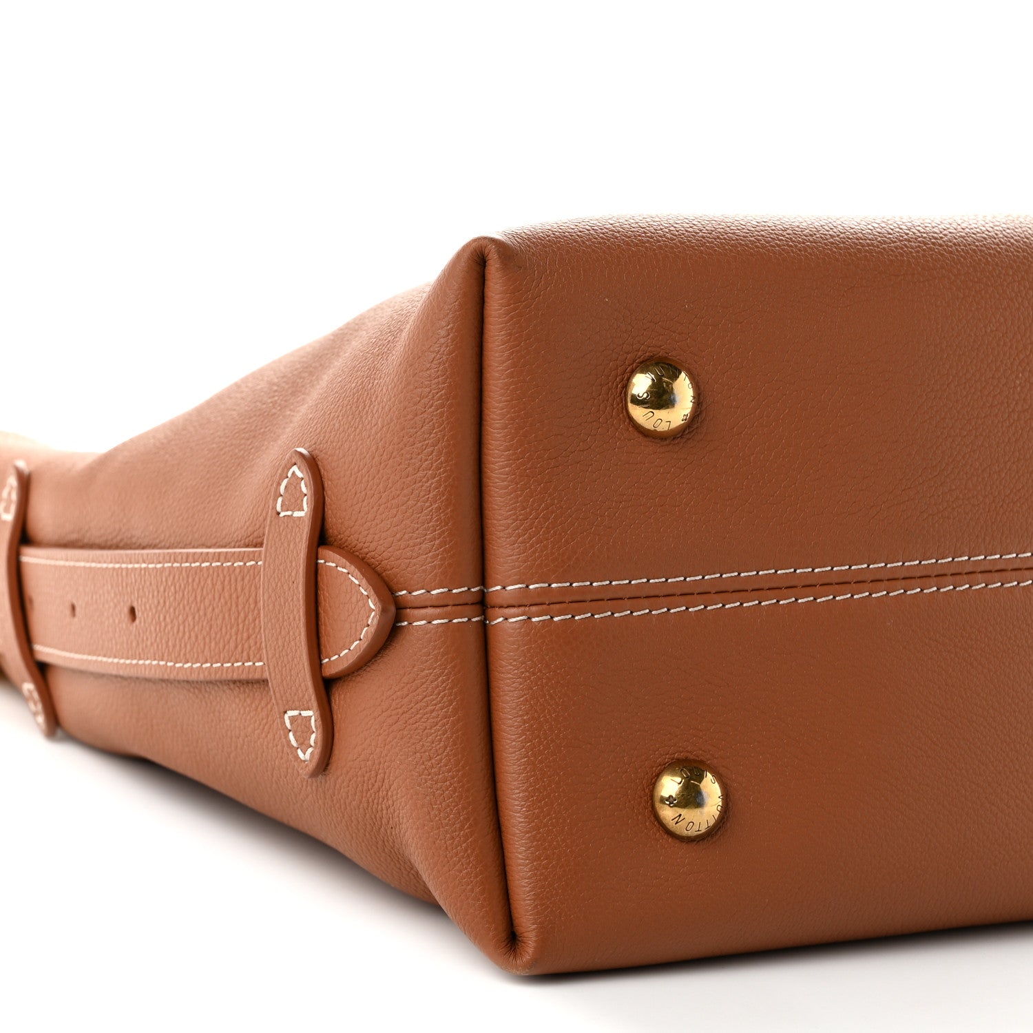 Louis Vuitton Grained Calfskin Low Key Hobo PM Cognac 8 of 9