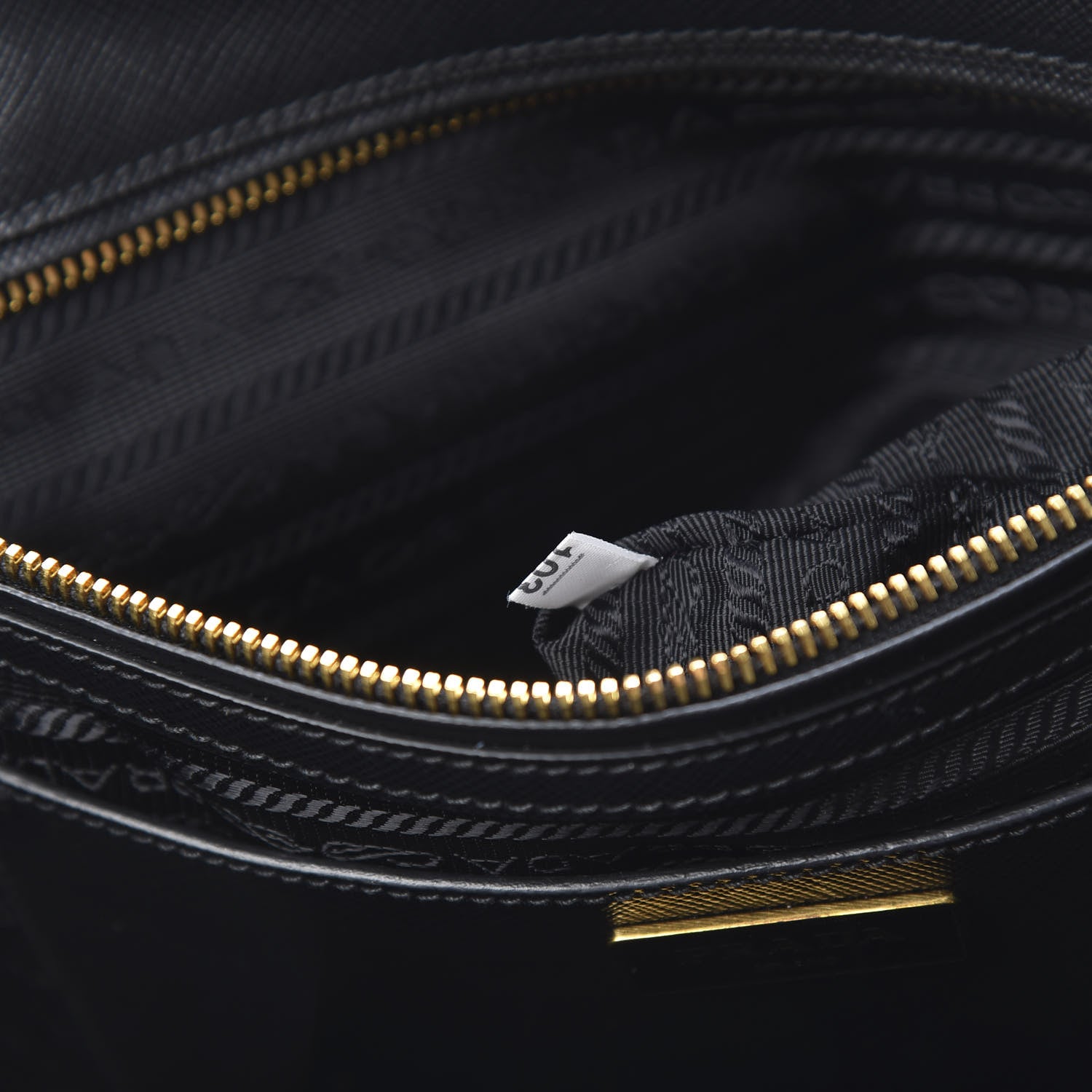 Prada Saffiano Large Galleria Double Zip Tote Black 10 of 18