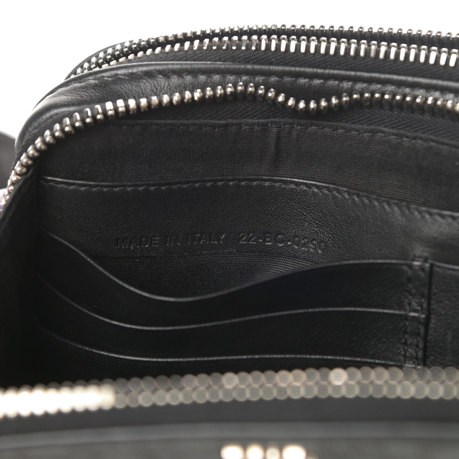 Christian Dior Calfskin Oblique Galaxy Perforated Messenger Black Multicolor 7 of 11