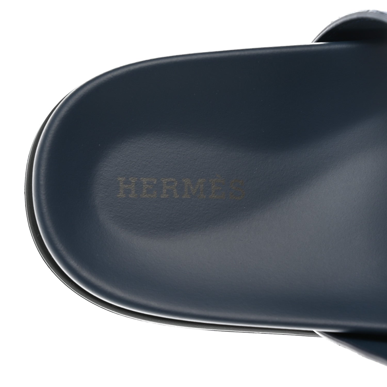 Hermes Suede Goatskin Womens Chypre Sandals 37.5 Bleu Celeste 7 of 10