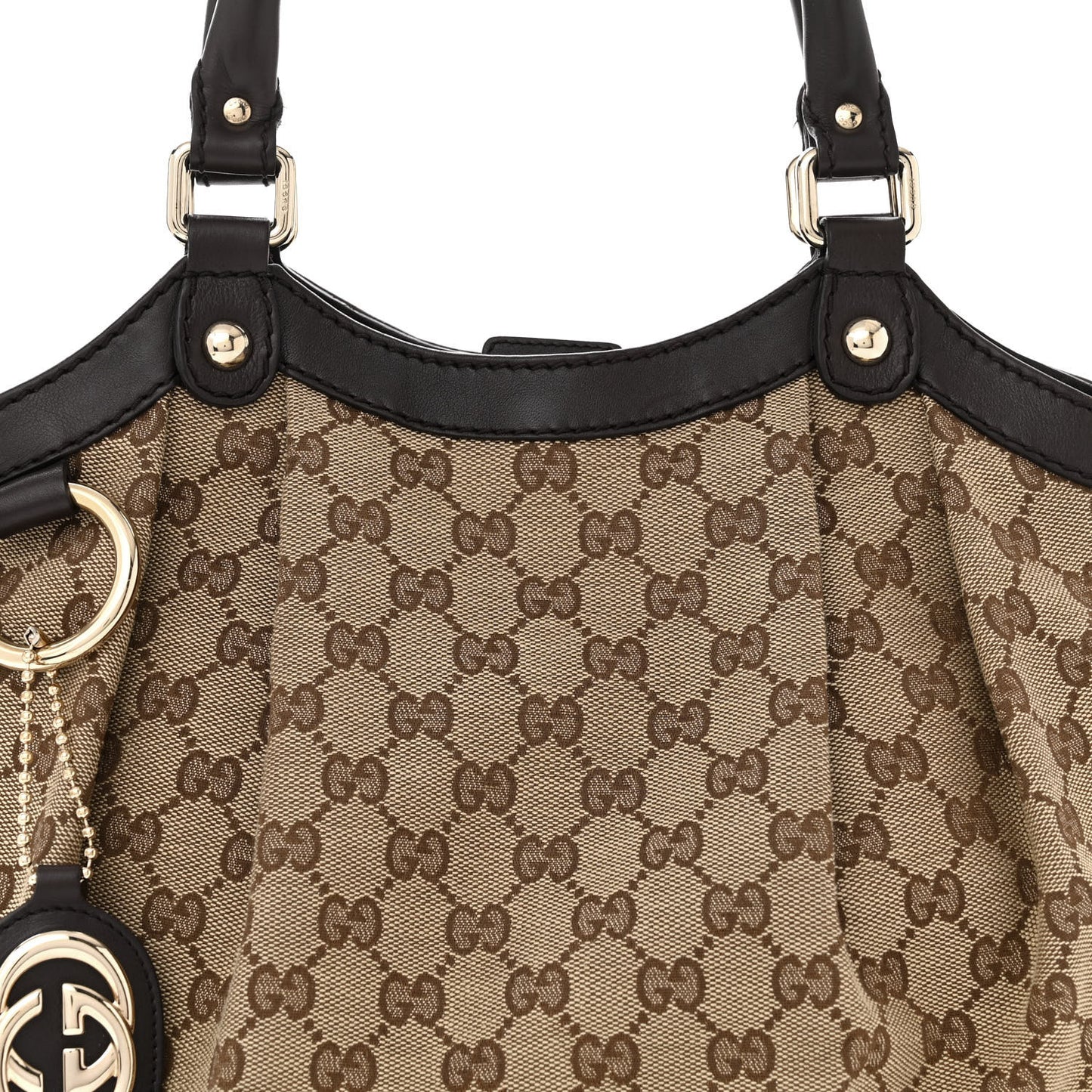 Monogram Medium Sukey Tote Dark Brown