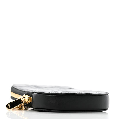 Christian Dior Lambskin Cannage Lady Dior Phone Holder Black 8 of 11