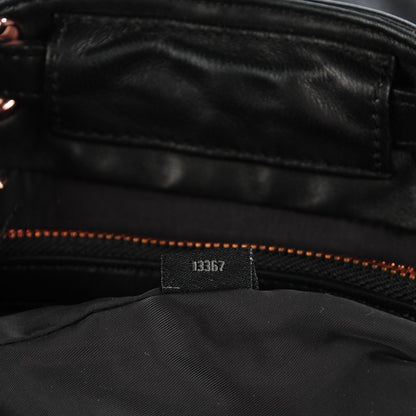 Alexander Wang Lambskin Marti Backpack Washed Black Rose Gold Hardware 7 of 8