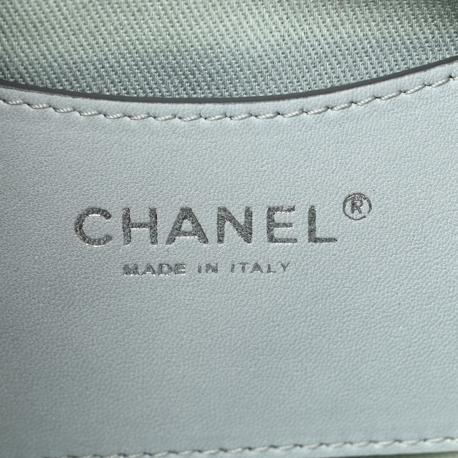Chanel Patent Quilted Medium Just Mademoiselle Bowling Bag Light Khaki 6 of 10