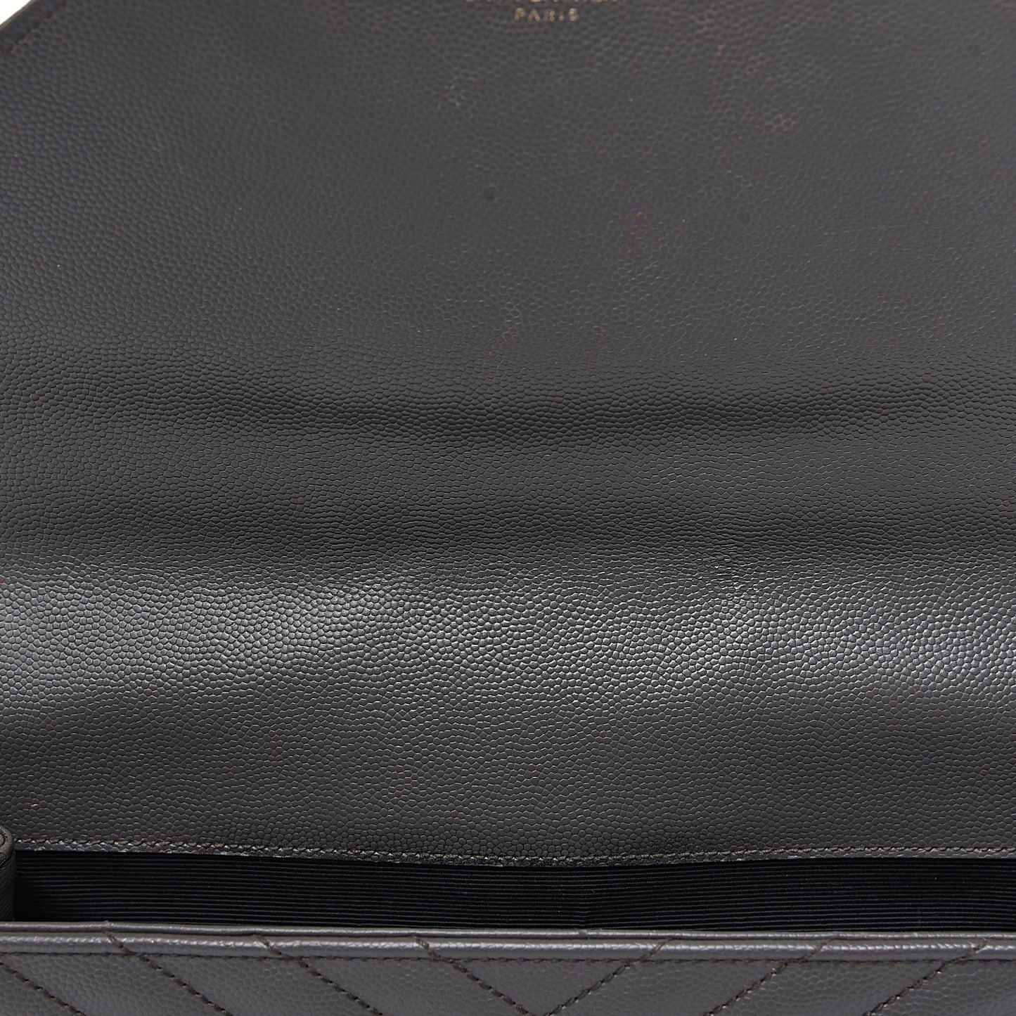 Grain De Poudre Matelasse Chevron Large Monogram Satchel Earth