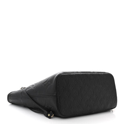 Louis Vuitton Empreinte Monogram Giant Neverfull MM Black 5 of 10