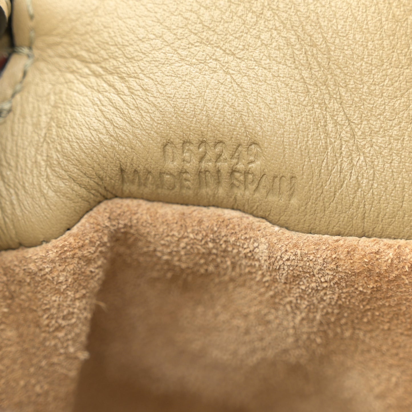 Calfskin Mini Flamenco Knot Clutch Clay Green