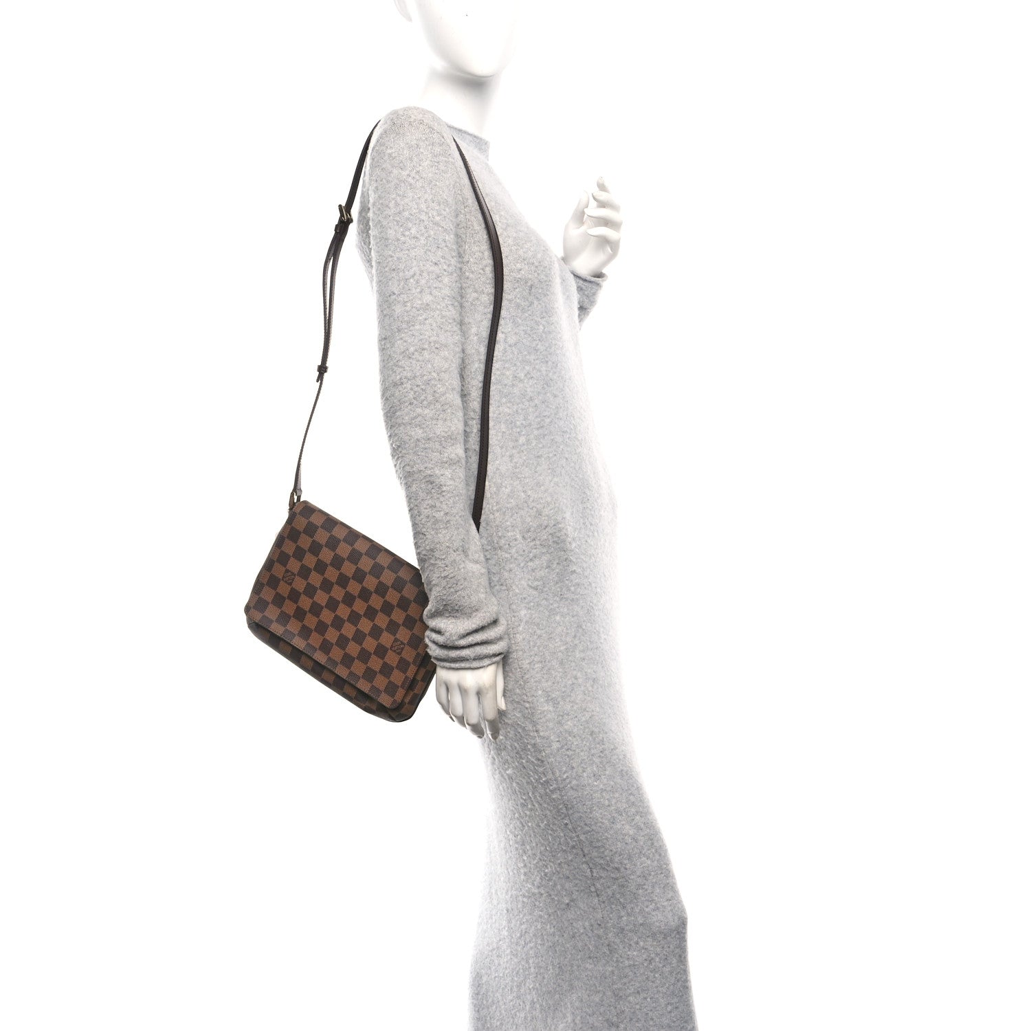 Louis Vuitton Damier Ebene Musette Tango Long Strap 2 of 10