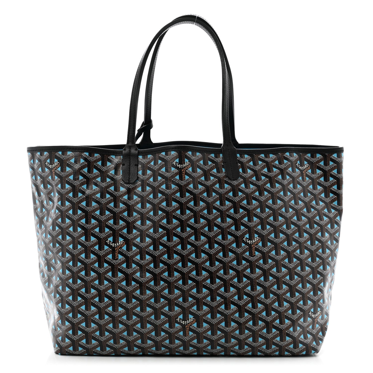 Goyard Goyardine Saint Louis Claire Voie PM Black Blue 1 of 11