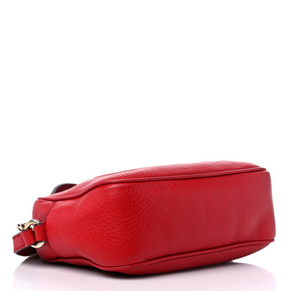 Gucci Pebbled Calfskin Small Soho Disco Bag Tabasco Red 4 of 12