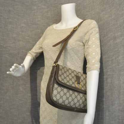 Gucci Monogram Shoulder Bag Brown 2 of 9
