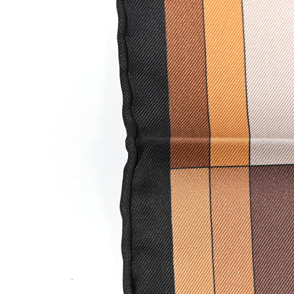 Hermes Silk Double Face Della Cavalleria Fine Scarf 90 Marron Beige Caramel 9 of 9