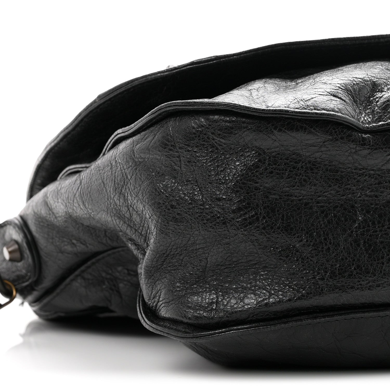 Balenciaga Agneau Classic Hardware Neo Folk Messenger Black 9 of 11