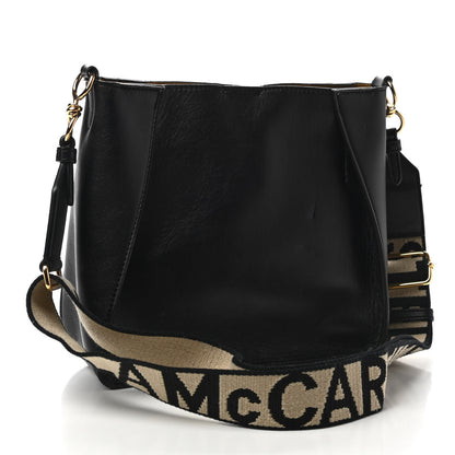 Stella McCartney Eco Alter Nappa Perforated Logo Mini Crossbody Black 2 of 12