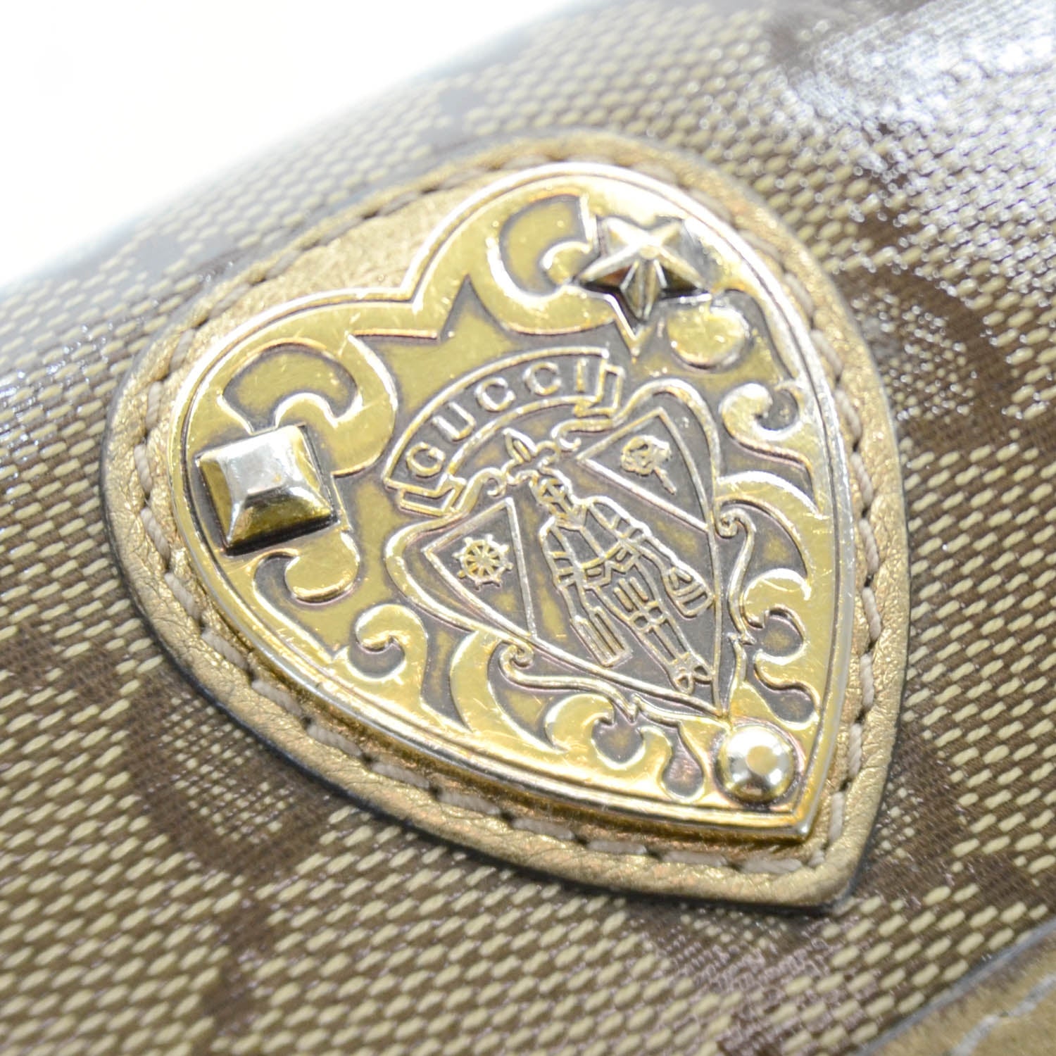 Gucci Crystal Monogram Babouska Wallet 6 of 13