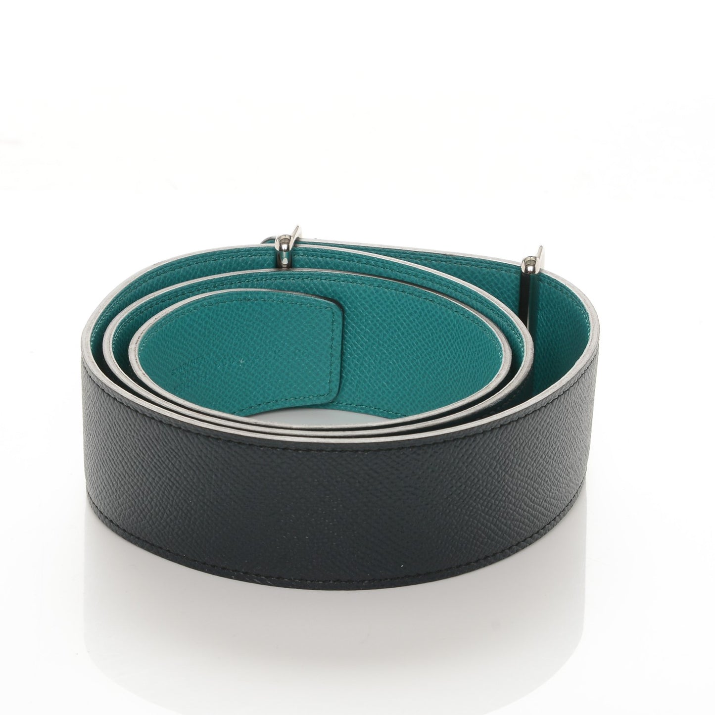 Epsom 40mm Idem Belt 90 Bleu Indigo Malachite