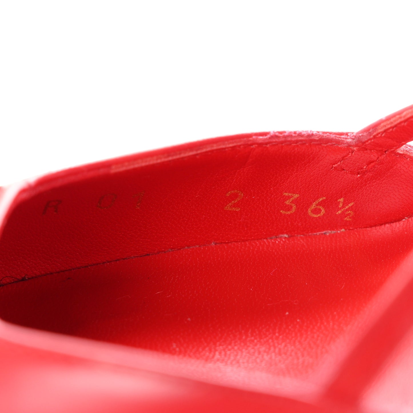 Calfskin Tonal Signature Vlogo Slingback 80mm Pumps 36.5 Rouge Pur